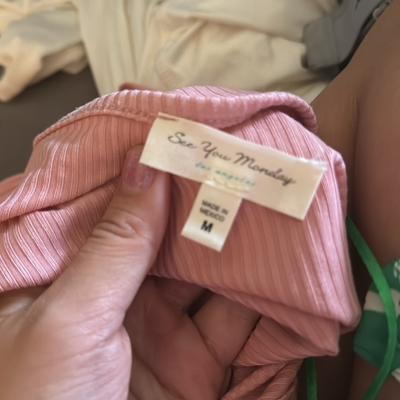 Baby Pink Maxi Dress Size Medium by See You Monday - Picture 4 of 4